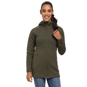 Women’s North Face green Caroluna winter zip up. XS